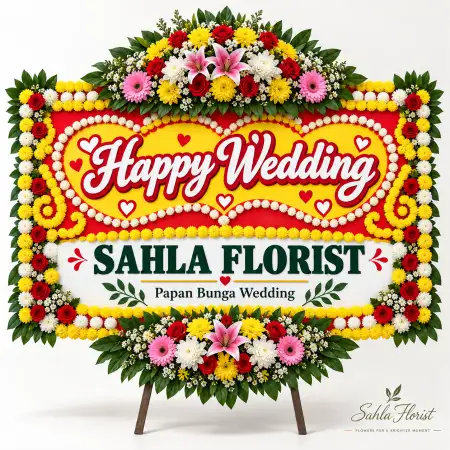 Papan Bunga Pernikahan Pagedangan