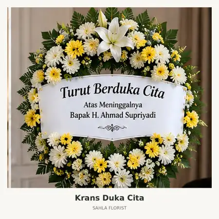 Krans Bunga Duka Pagedangan